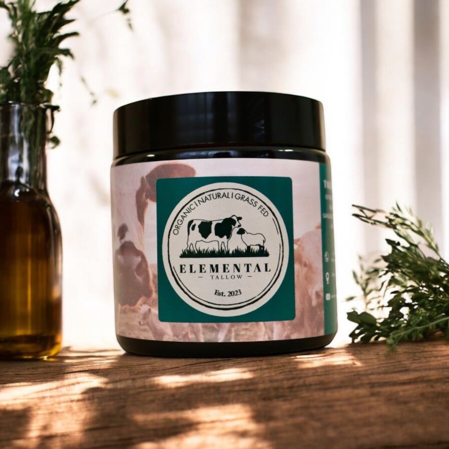 Rose Geranium & Lavender - Beef Tallow