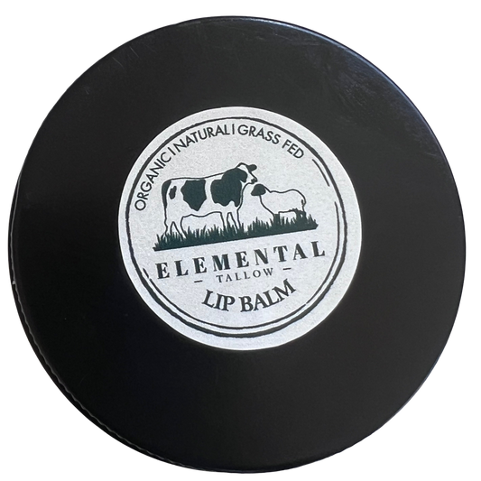 Sleek Black Aluminum Lip Balm 30ml