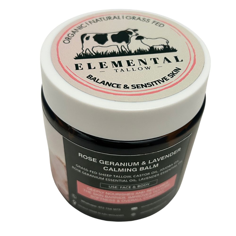 Balance & Sensitive Skin - Rose Geranium & Lavender - Sheep Tallow