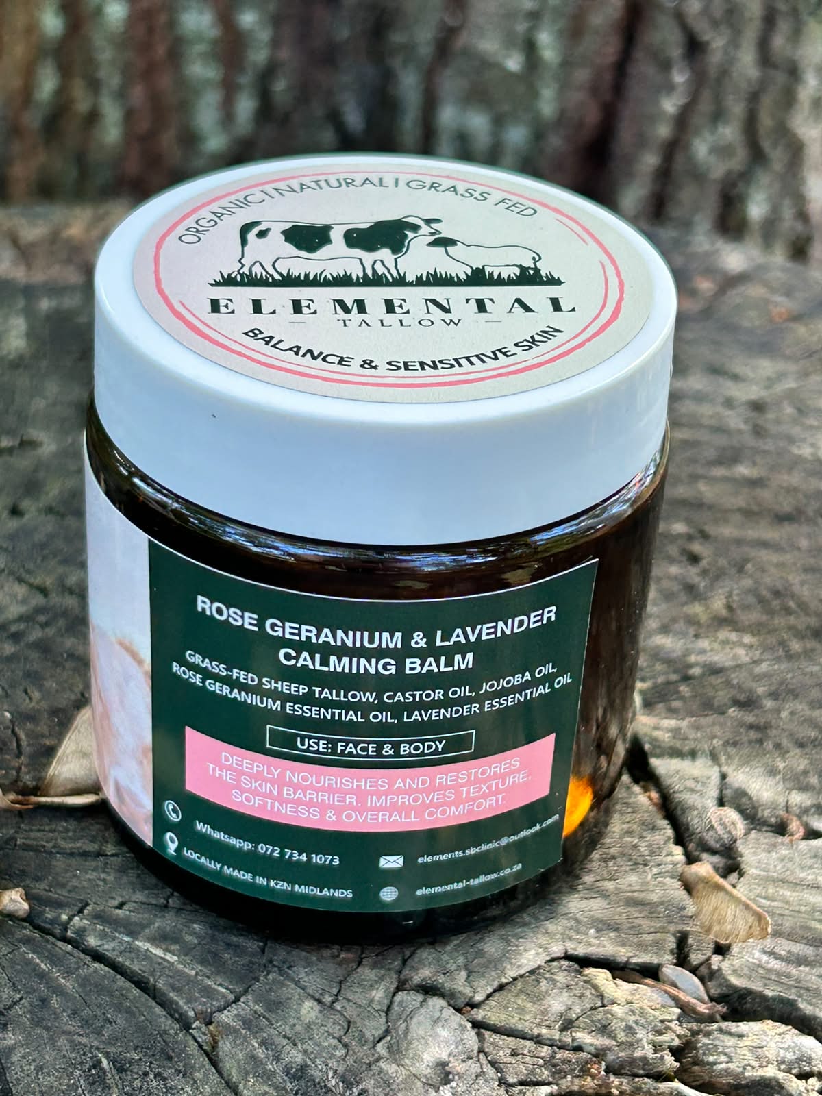 Balance & Sensitive Skin - Rose Geranium & Lavender - Sheep Tallow