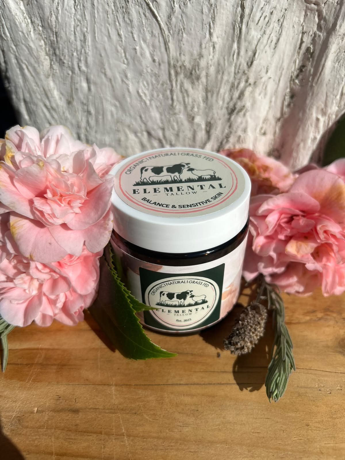Balance & Sensitive Skin - Rose Geranium & Lavender - Sheep Tallow