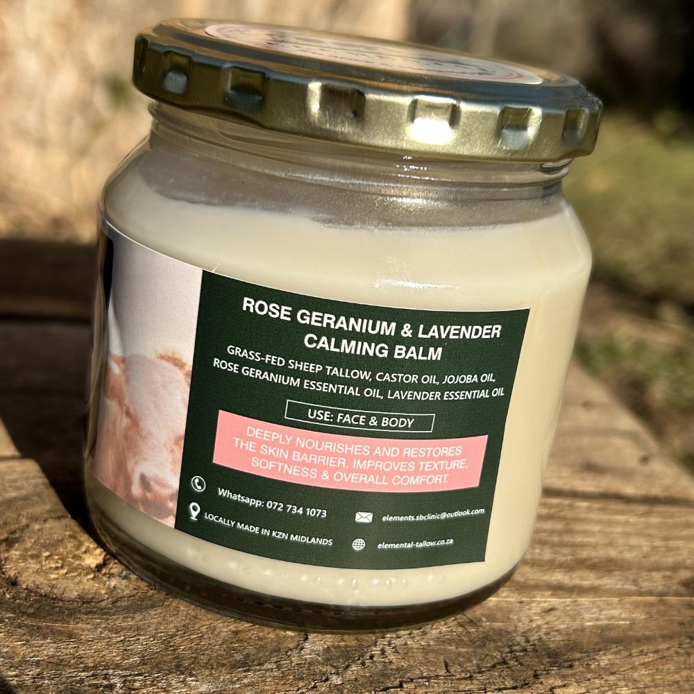 Balance & Sensitive Skin - Rose Geranium & Lavender - Sheep Tallow